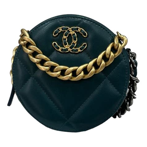 borsa chanel 19 verde|Chanel 19 Round Verde Bottiglia 2021 For Sale at 1stDibs.